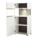 Highboard Katakana (incl. verlichting) Hoogglans wit/wit