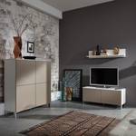 Meuble TV Nivala Sable / Blanc mat