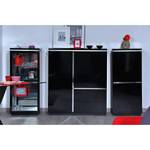 Highboard Electra I Schwarz / Chrom