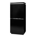 Highboard Electra III Schwarz / Chrom