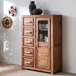 Highboard Ohio massief sheeshamhout