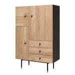 Highboard Peeri Eiche / Matt Schwarz