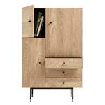 Highboard Peeri Eiche / Matt Schwarz