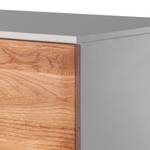 Highboard Solano II Asteiche / Platingrau - Ohne Beleuchtung