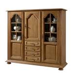 Buffet Sylt Marron - En partie en bois massif - 152 x 145 x 48 cm