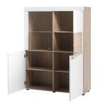 Highboard Telemann Beige - Weiß - Holzwerkstoff - 88 x 140 x 40 cm