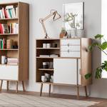 Buffet Verwood II Blanc - Bois manufacturé - 100 x 108 x 40 cm