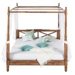 Himmelbett Bombay (inkl. Stoff) Sheesham massiv