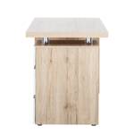 Bureau Apuela San Remo eikenhouten look/hoogglans wit