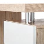 Bureau Apuela hoogglans wit/Sanremo eikenhouten look