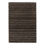 Tapis à poils longs Maestro Lignes marron - 67 x 130 cm