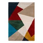 Hoogpolig tapijt Eden Cosy textielmix - beige/rood - 140x200cm