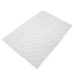 Hoogpolig vloerkleed Kaltene textielmix - wit - 200x290cm