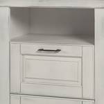 Commode haute Aylin II Peuplier partiellement massif Blanc vieilli