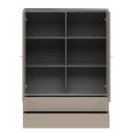 Hoge kast Monteo II Grijs - Plaatmateriaal - 108 x 143 x 42 cm