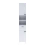 Armoire colonne Coralie Blanc