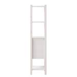 Armoire colonne Paulina Pin massif - Blanc