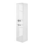 Armoire haute Romana Blanc brillant - Blanc brillant