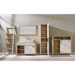 Open kast Seven wit/Sanremo eikenhouten look