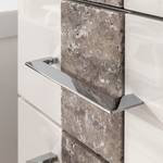 Armoire colonne Stone Blanc brillant / Granite