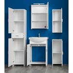 Armoire basse Venus I Blanc brillant / Blanc