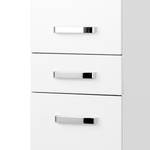 Armoire colonne Zeehan II Blanc - Blanc brillant / Blanc