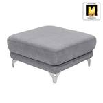 Hocker Casual Line velours - Zilvergrijs