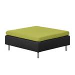 Hocker Cromwell geweven stof - Groen/zwart