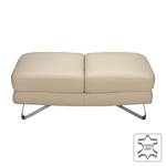 Hocker Finnley beige echt leer