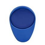 Sgabello Harvey Plastica / Stoffa - Tessuto Ameria: blu