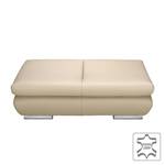 Hocker Masca beige echt leer