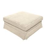 Pouf repose-pieds Portol Microfibre - Cachemire