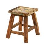 Tabouret Portree Teck massif ancien