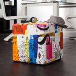 Hocker Print Druckstoff Bunt