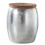 Hocker Ruoms Teak massiv / Metall