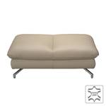 Sgabello Sharon vera pelle beige