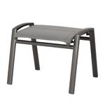 Hocker Varese Relax Kunststoff / Aluminium - Anthrazit