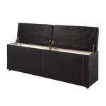 Banc / coffre à literie Rhyme Revêtement textile - Anthracite / Noir - Largeur : 184 cm - Largeur : 184 cm