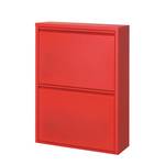Scarpiera Cabinet Rossa - 2 sportelli ribaltabili - Altezza: 70 cm - Altezza: 70 cm
