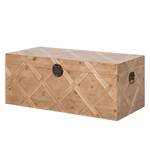 Holztruhe Souillac Eiche massiv - Breite: 100 cm