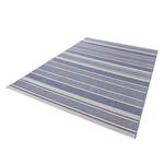 Tapis intérieur/extérieur Strap Fibre synthétique - Crème / Bleu marine - 120 x 170 cm