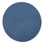 Tapis long intérieur/extérieur Mosta Fibres synthétiques - Bleu marine - Ø 140 cm