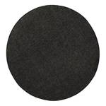 Tapis long intérieur/extérieur Mosta Fibres synthétiques - Noir - Ø 140 cm