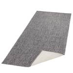 Tapis long intérieur/extérieur Mosta Fibres synthétiques - Gris - 80 x 150 cm