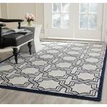 Tapis intérieur/extérieur Barcares Crème / Bleu marine - 76 x 121 cm - 60 x 120 cm