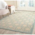 Tapis intérieur/extérieur Catalonia Beige / Turquoise - 60 x 109 cm