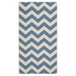 In-/Outdoorteppich Chelsea Blau/Beige - 80 x 150 cm