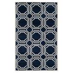 Tapis intérieur/extérieur Ferrat Bleu marine / Crème - 121 x 182 cm - 120 x 180 cm