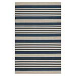 Tapis intérieur/extérieur Gemma Bleu marine / Beige - 121 x 170 cm - 120 x 180 cm