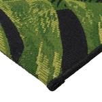 In- & outdoorvloerkleed Kubana kunstvezels - Groen/zwart - 123 x 150 cm